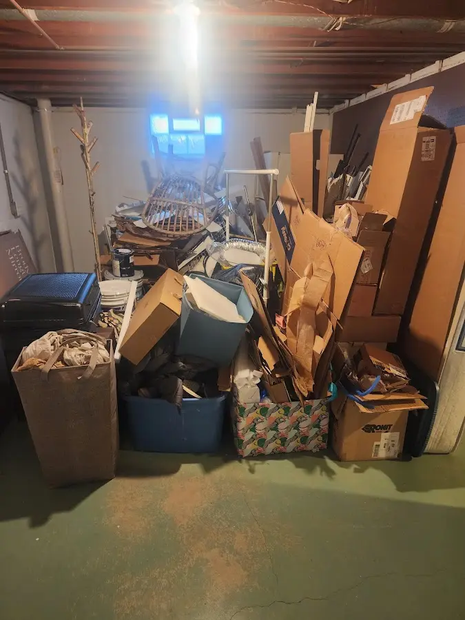 Roll-off dumpster container at job site for 2 Yard Dumpster Rental in Vandenberg Village